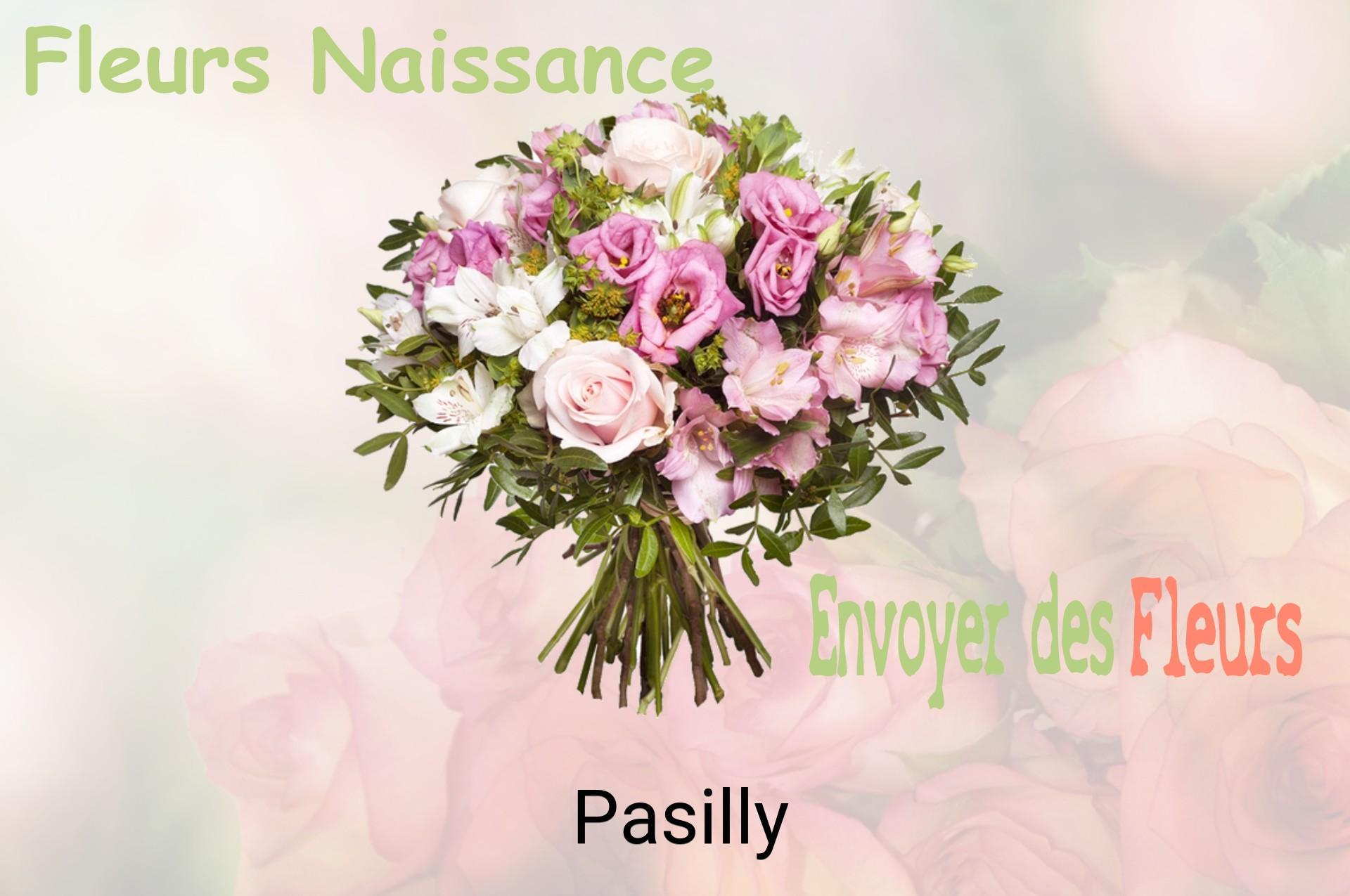 Bouquet de fleurs de naissance livré à Pasilly